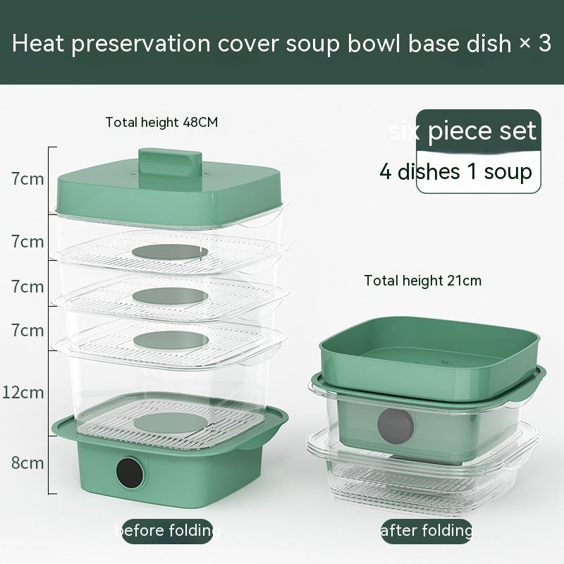 Multi-layer Stack Cooking Hood Steamer