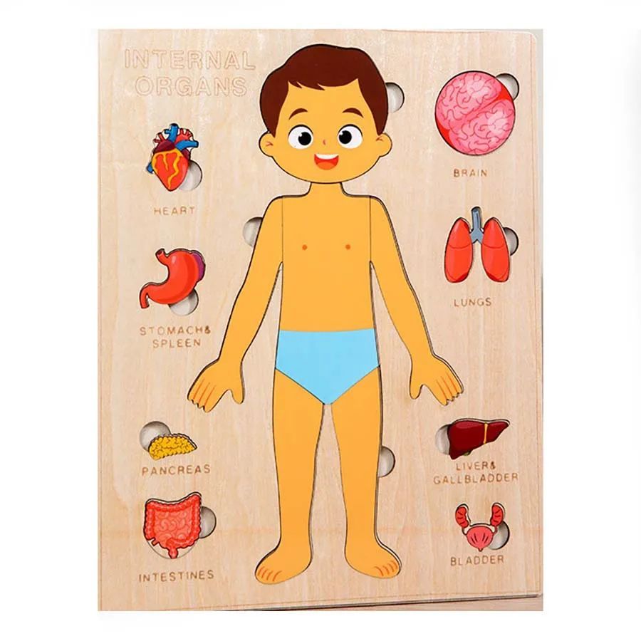 Kids Wooden Learning Activities Busy Board