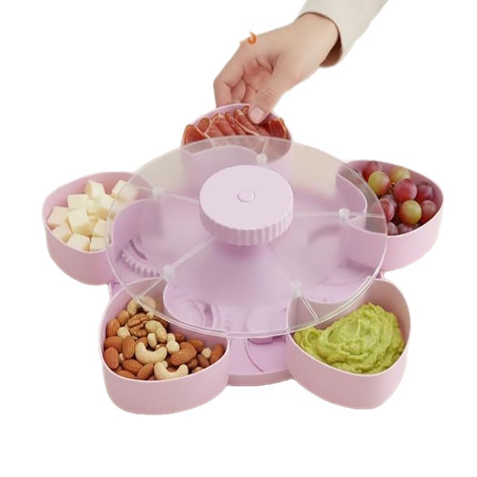 Living RoomFoyer Split-Type Rotating Serving Tray