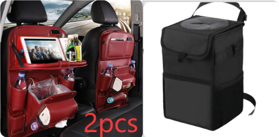 PU Leather Car Storage Bag Multifunction