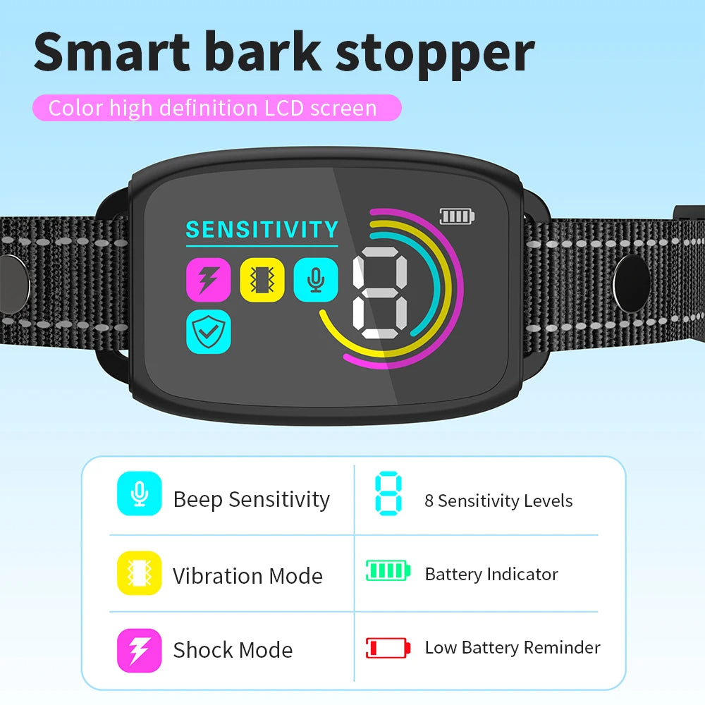 Dog Collar Rechargeable Pet Products