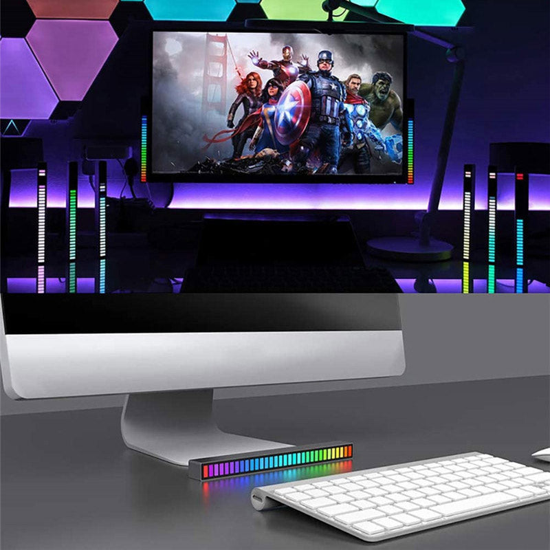 Car Sound Control Light RGB Voice-Activated
