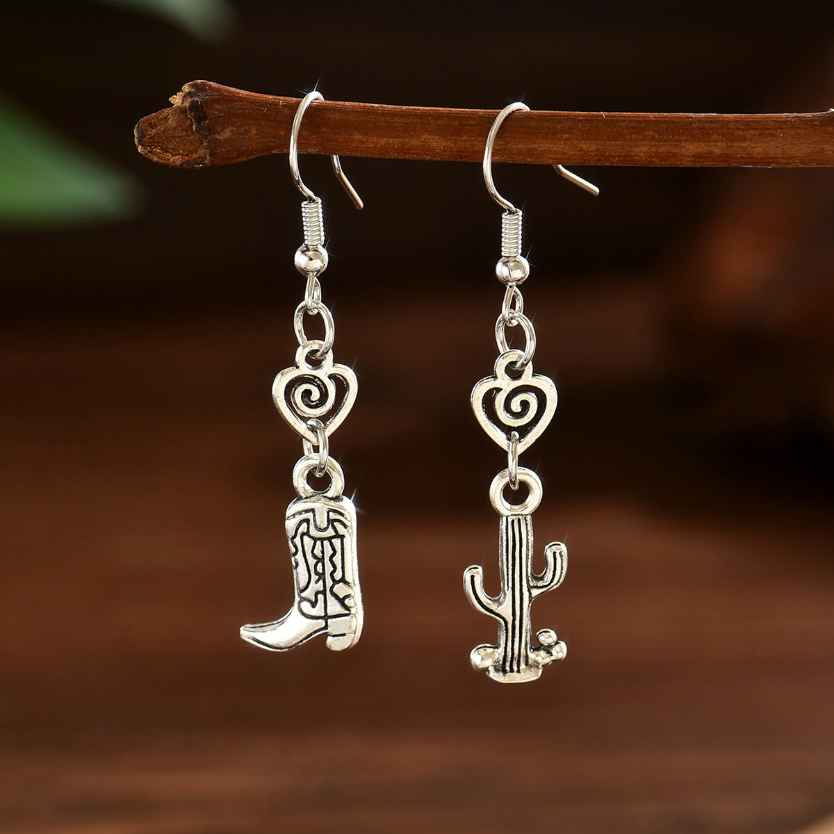 Retro Spiral Creative Mosquito Coil Earrings