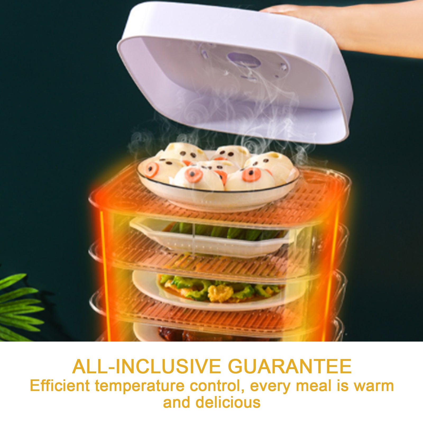 Multi-layer Stack Cooking Hood Steamer
