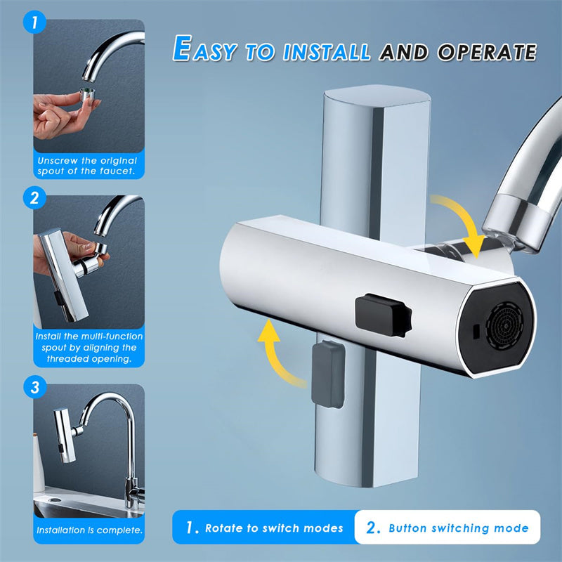 Multifunctional Water Nozzle Extension
