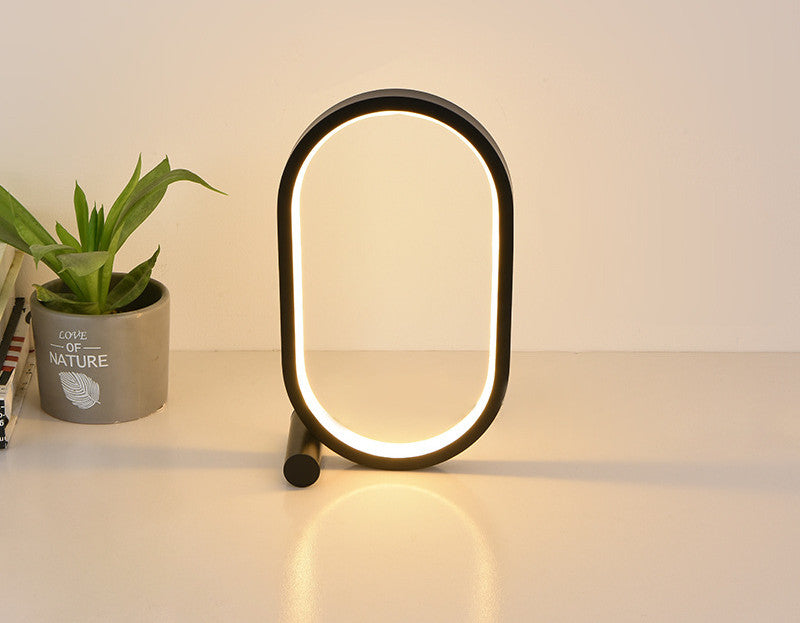 Usb Plug-In Lamp Oval Acrylic Lamp Table Led