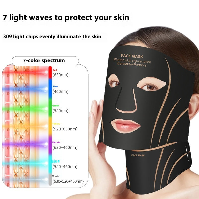 Facial Mask IPL Device Household Silicone Red Light LED