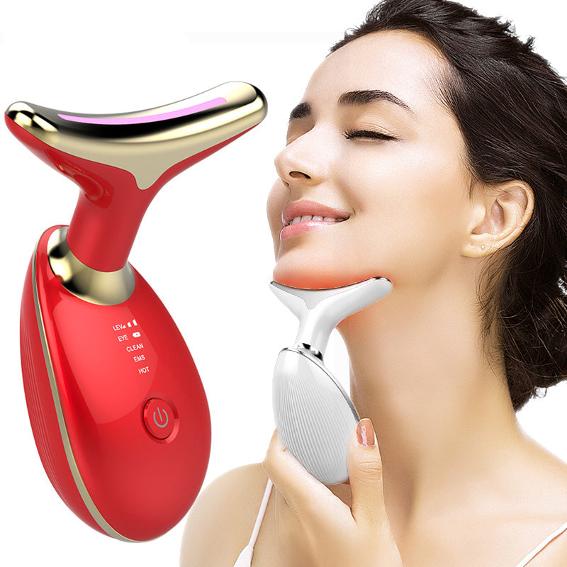 EMS Thermal Neck Lifting And Tighten Massager Wrinkle Remover
