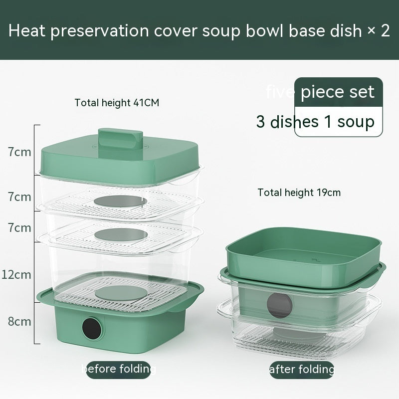 Multi-layer Stack Cooking Hood Steamer