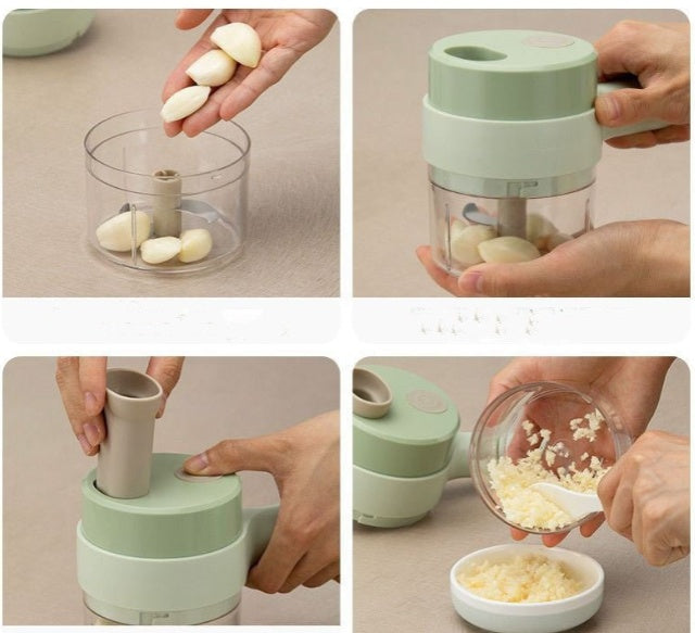 Household Multifunctional Wireless Electric Garlic Masher